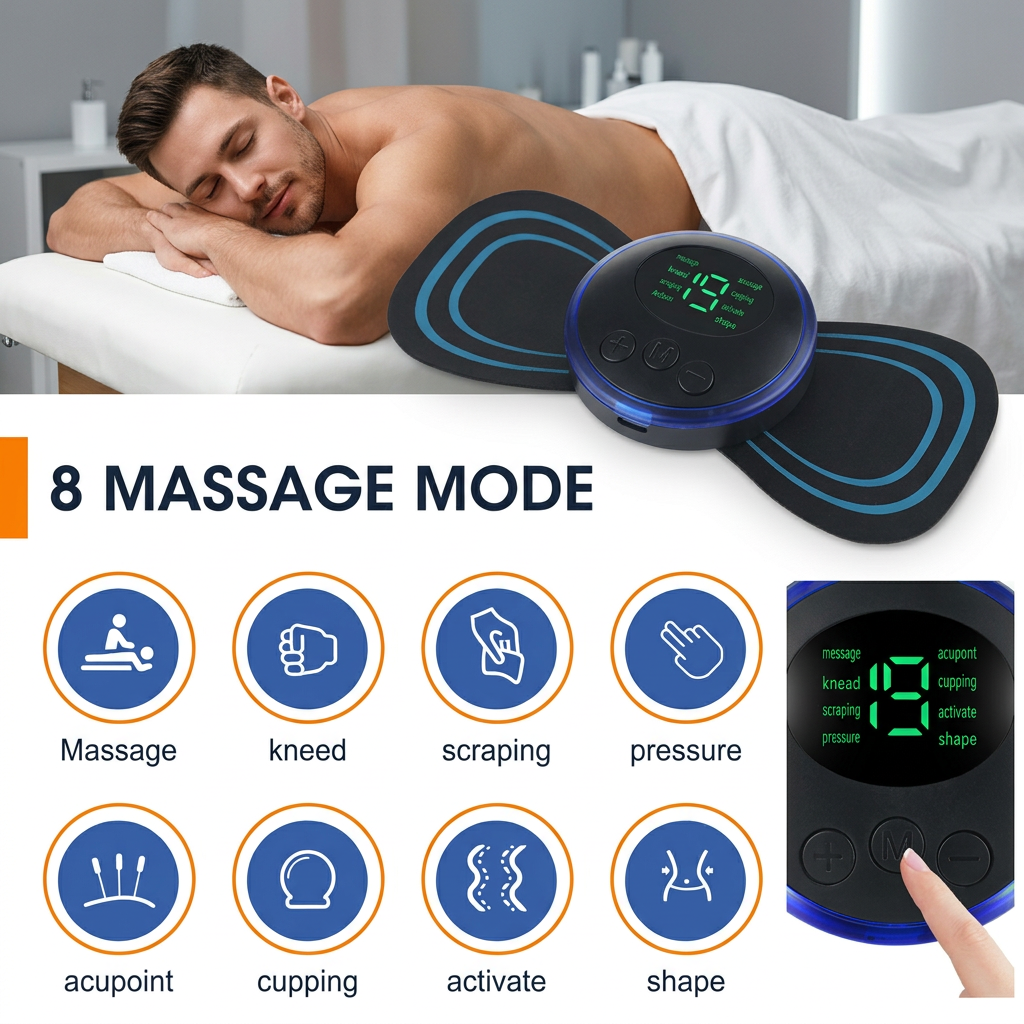 NeckPulse — EMS Electric Neck Massager (Mini Device)