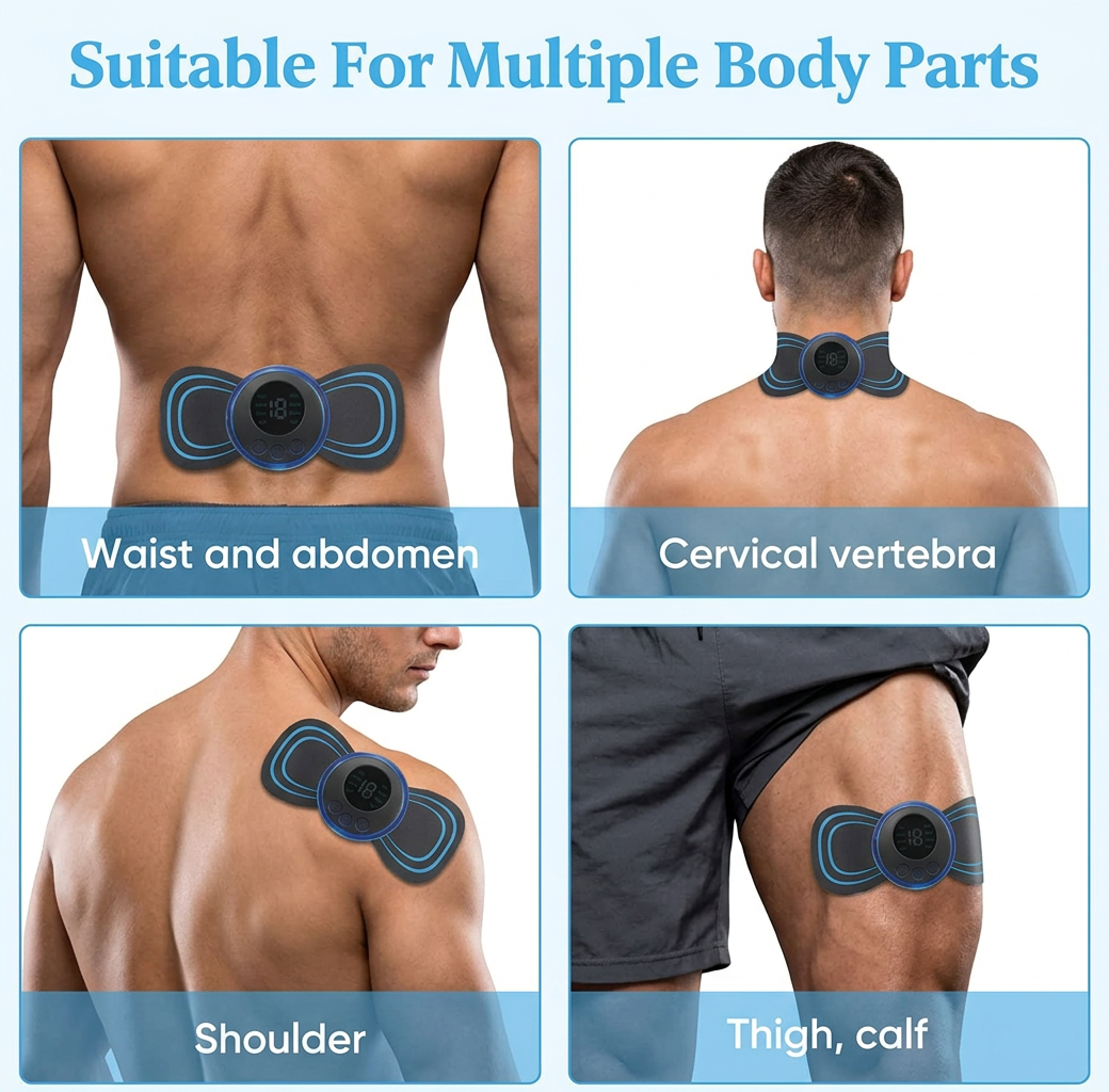 NeckPulse — EMS Electric Neck Massager (Mini Device)