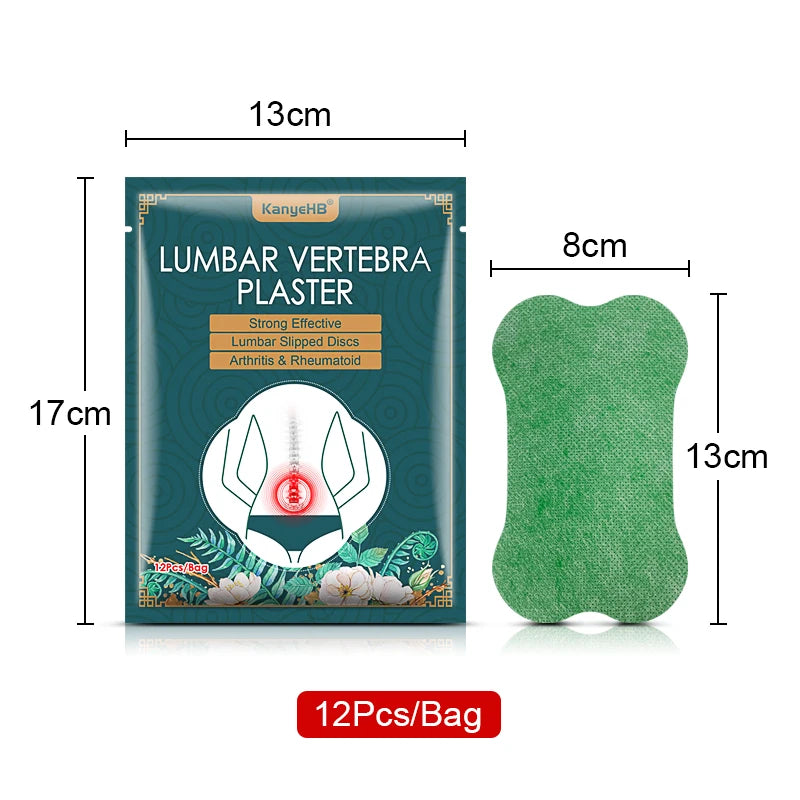 HeatPatch — Back Pain Herbal Patch (12 pcs)