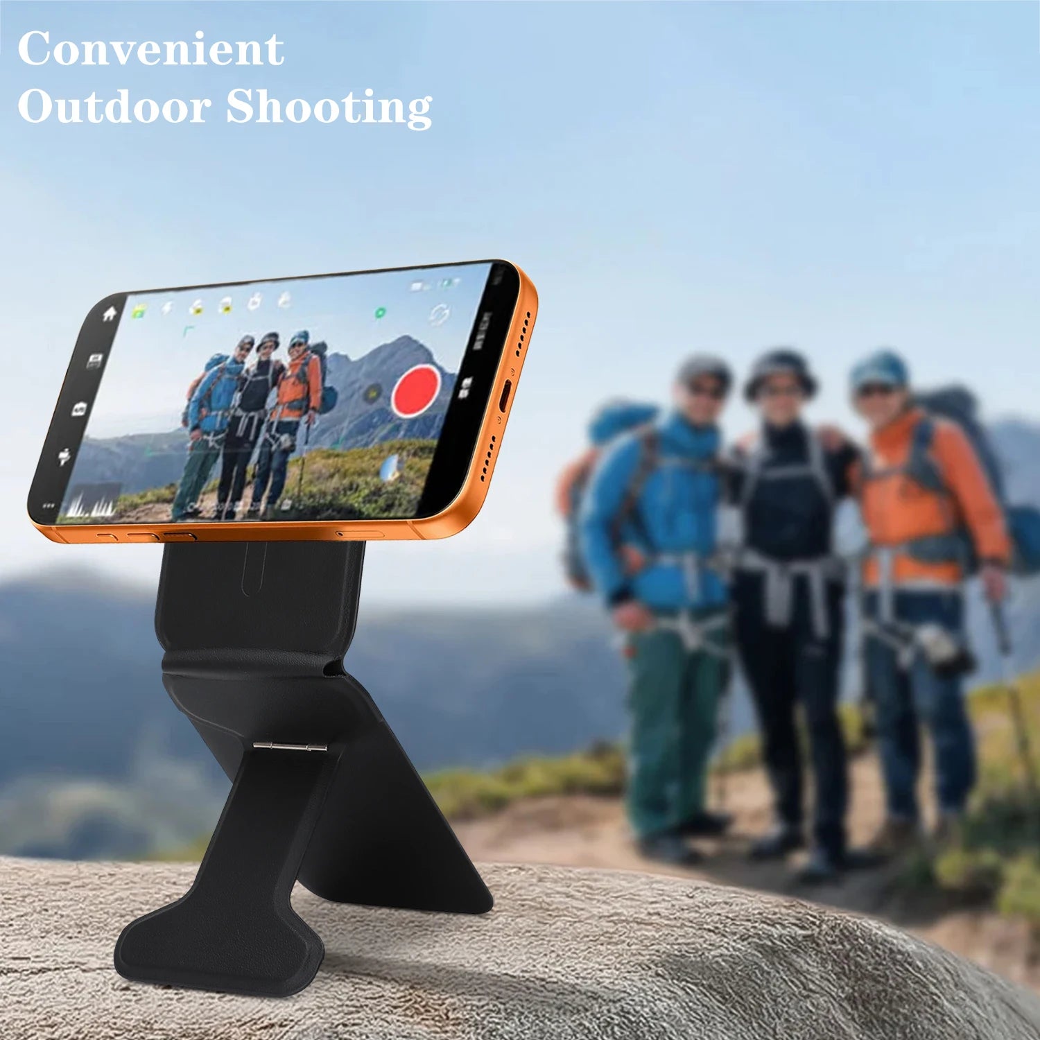 MagStand™ — Magnetic Phone Wallet & Stand