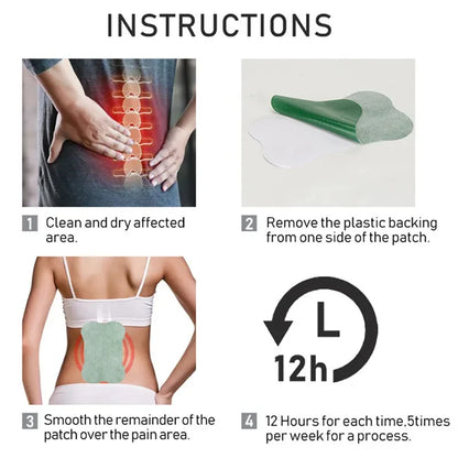 SitEase HeatPatch — Back Pain Herbal Patch
