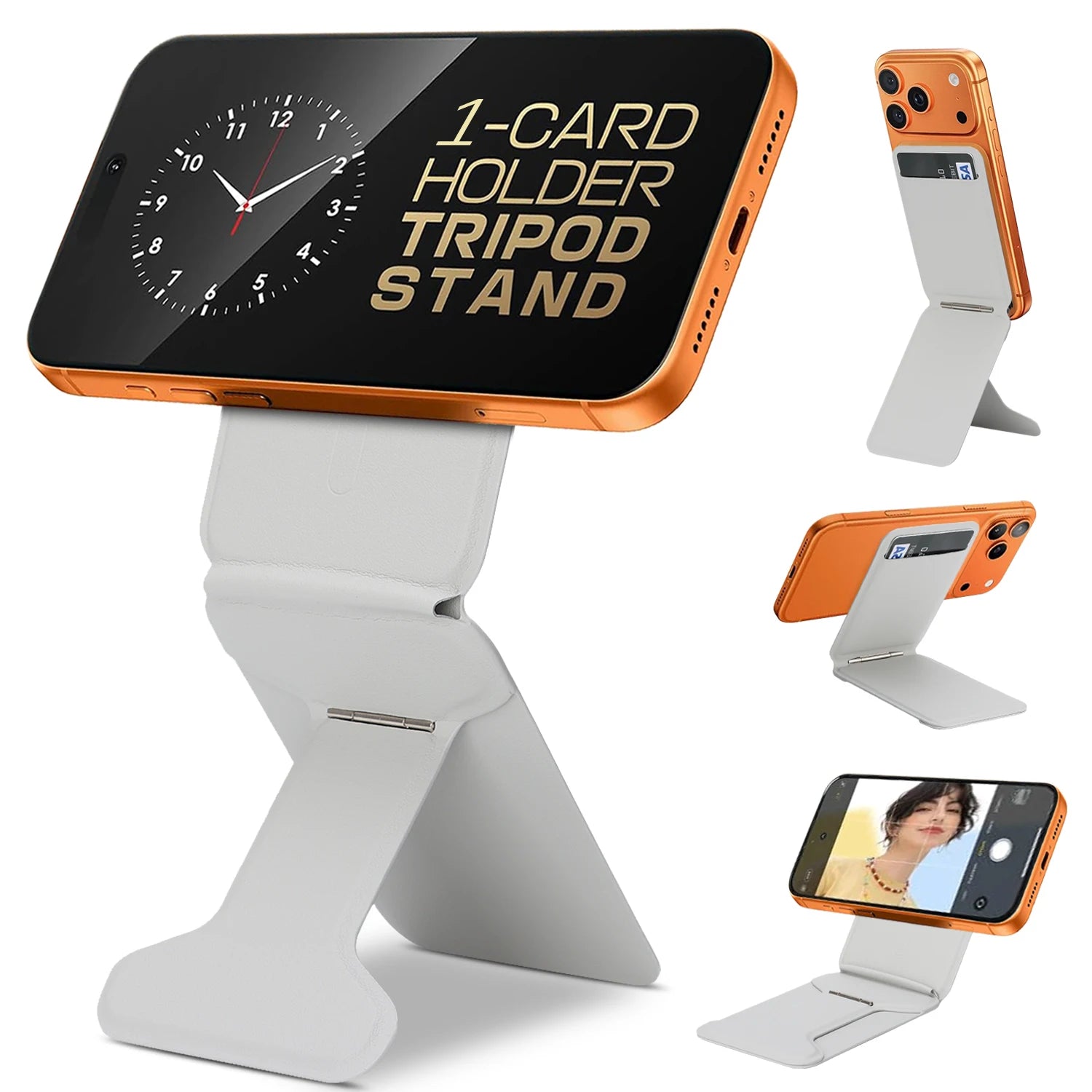 MagStand™ — Magnetic Phone Wallet & Stand