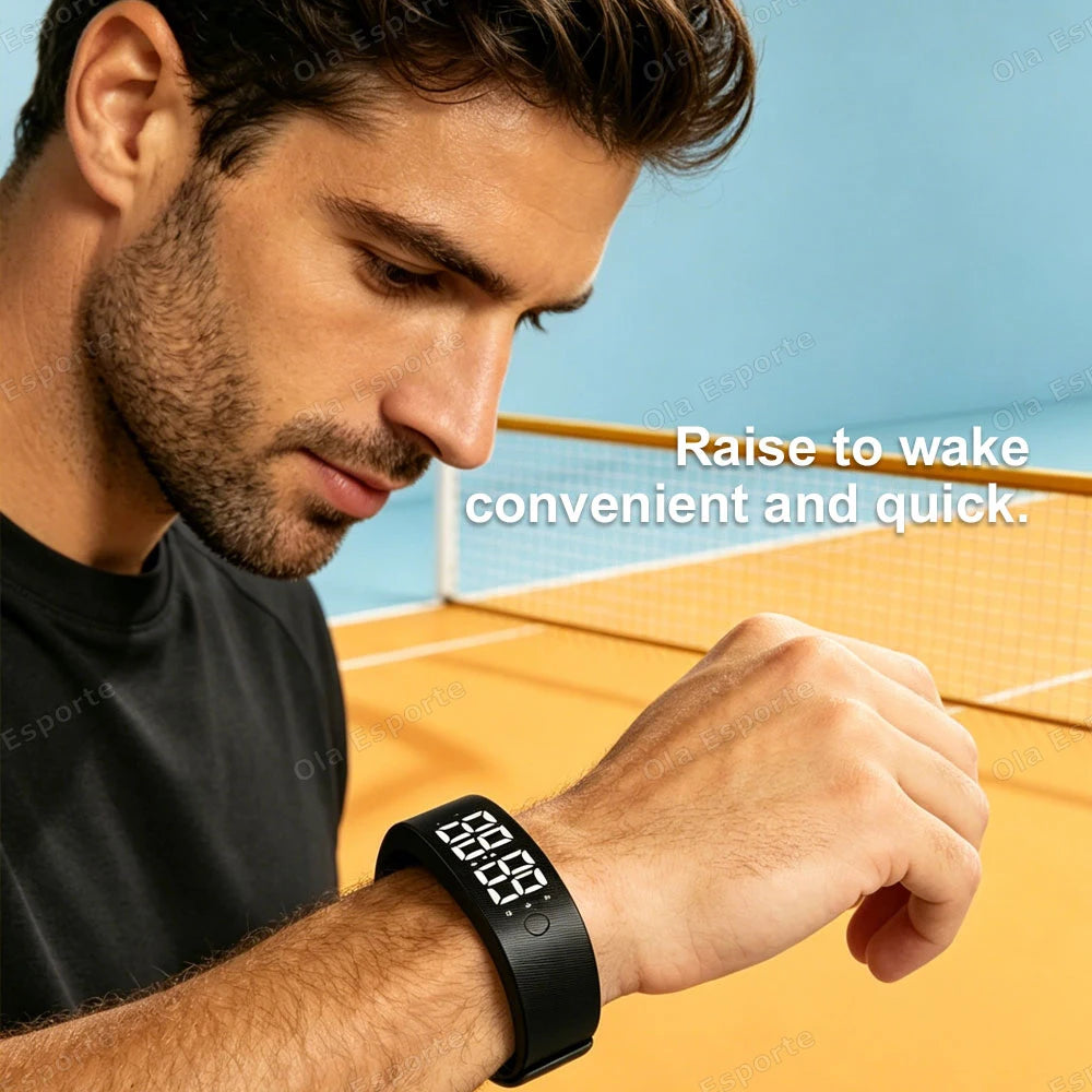 Rinoza SilentWake™ - Vibrating Alarm Wristband for Peaceful Mornings
