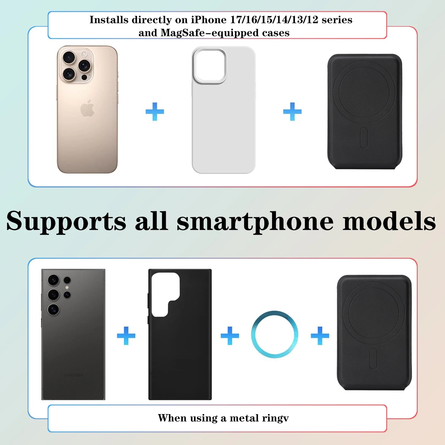 MagStand™ — Magnetic Phone Wallet & Stand