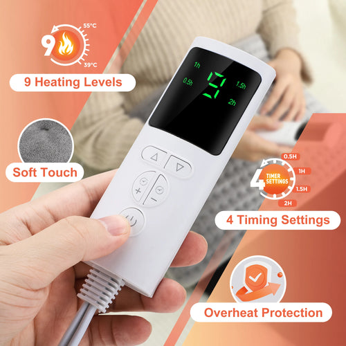 HeatMat — Electric Heating Pad for Back & Waist (US & Canada Plug)