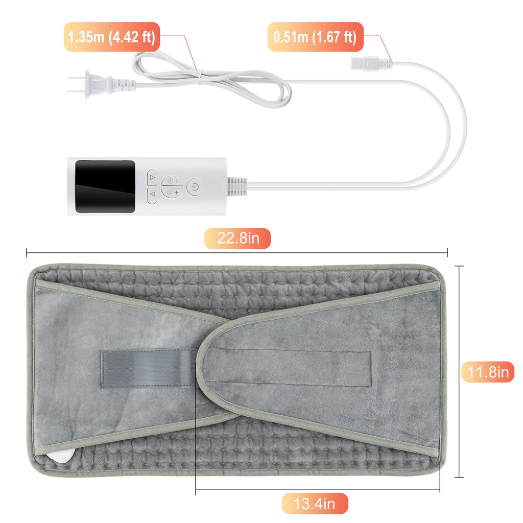 HeatMat — Electric Heating Pad for Back & Waist (US & Canada Plug)